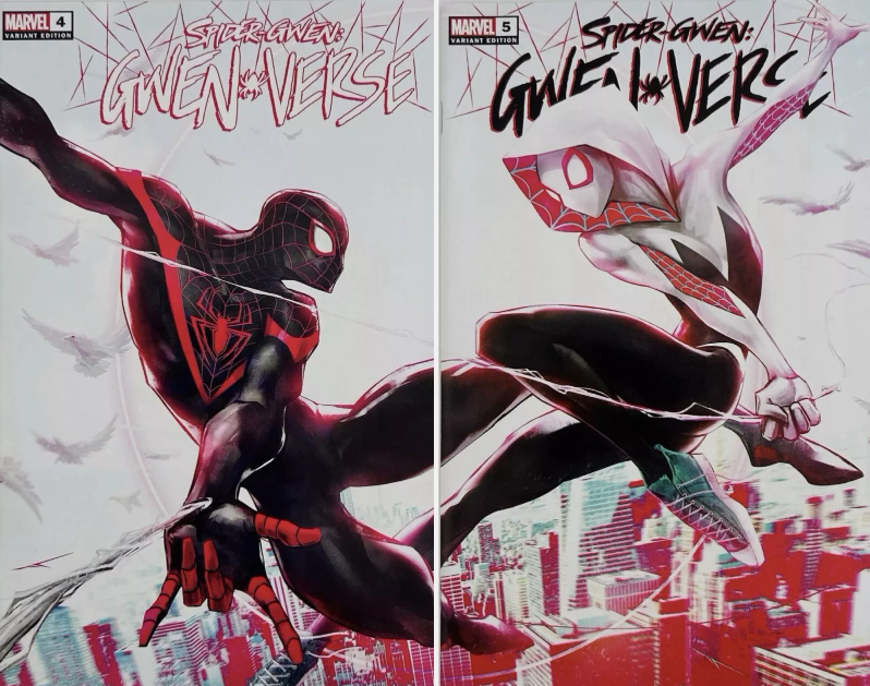 Spider-Gwen: Gwenverse #4-5 * Ivan Tao Connecting Cover Set
