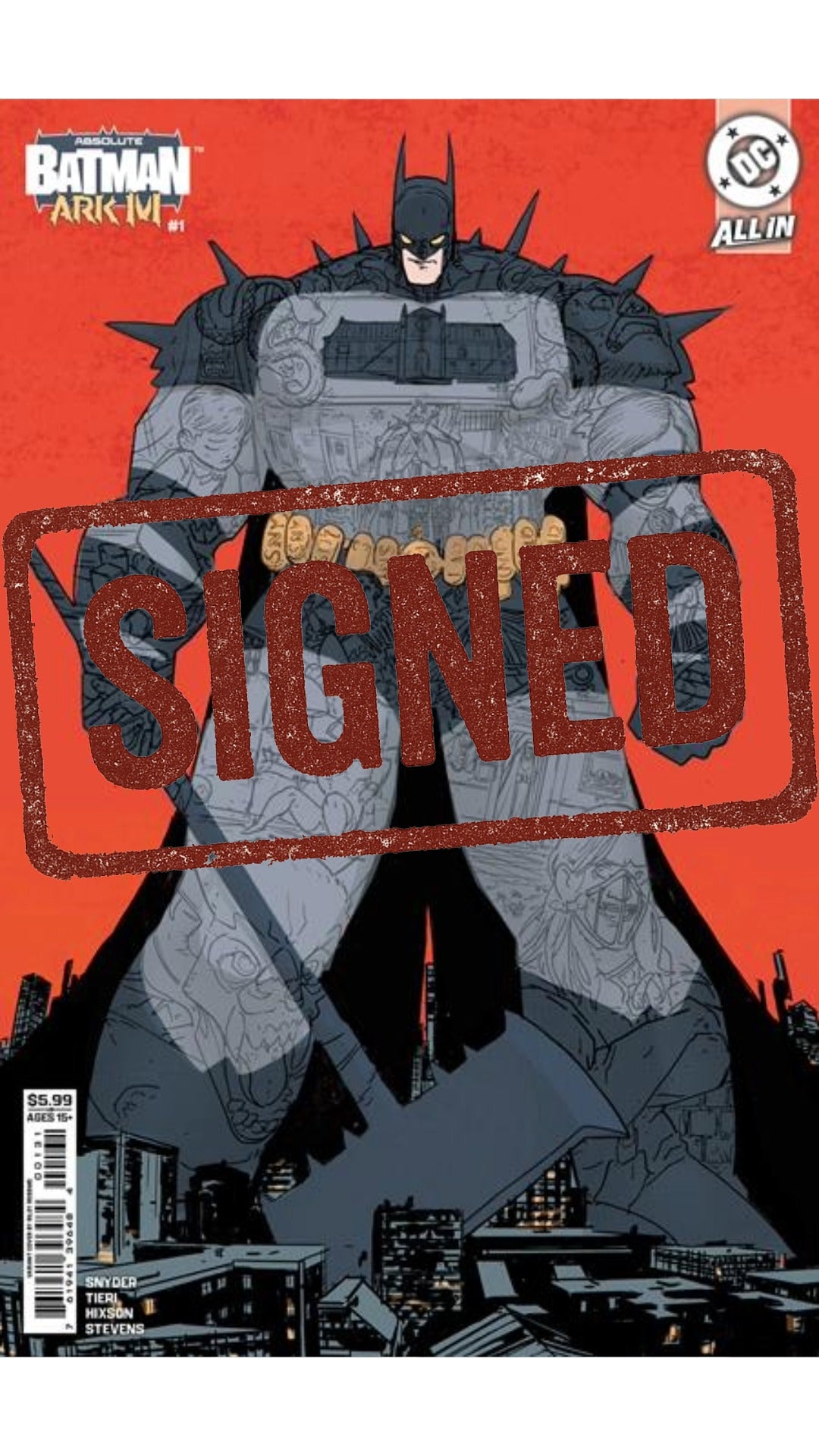 Absolute Batman Ark-M #1 C * Signed by Scott Snyder