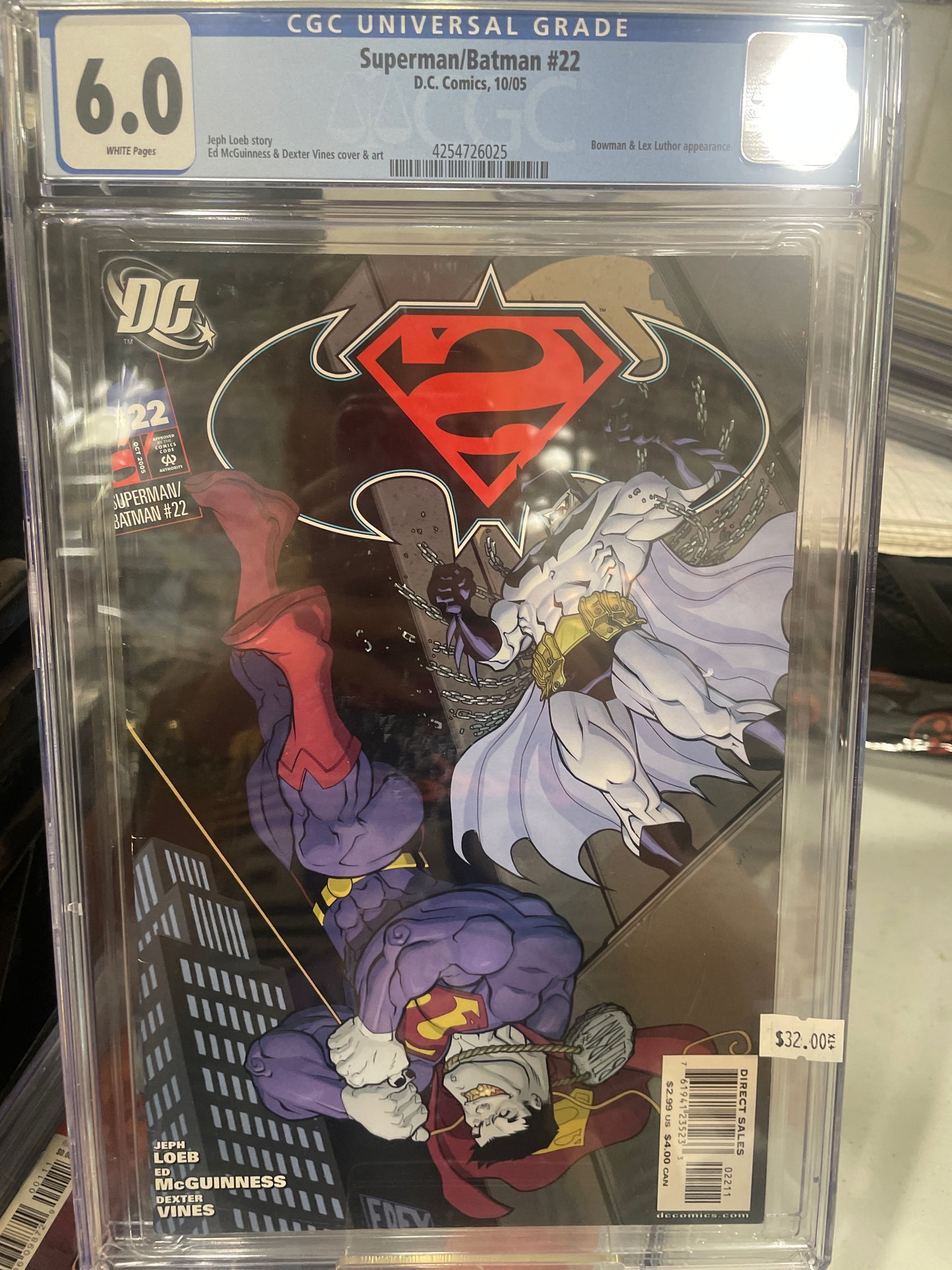 Superman/ Batman #22 CGC 6.0