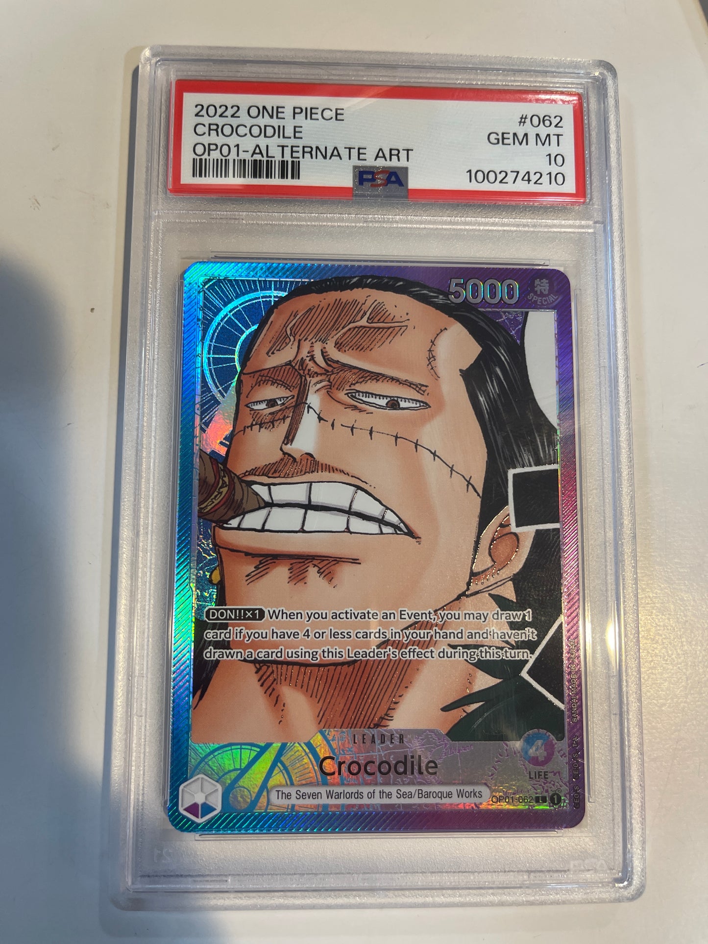 One Piece Crocodile #62