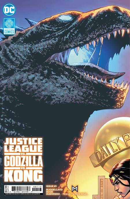 JUSTICE LEAGUE VS GODZILLA VS KONG #1-4 Final Printing Set