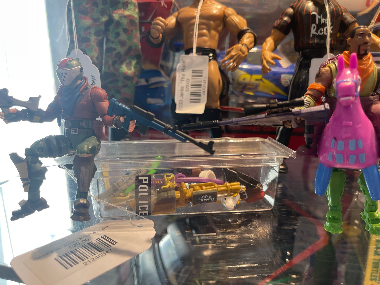 Fortnite Giddy Up Llama & Rust Lord Figures w/accessories