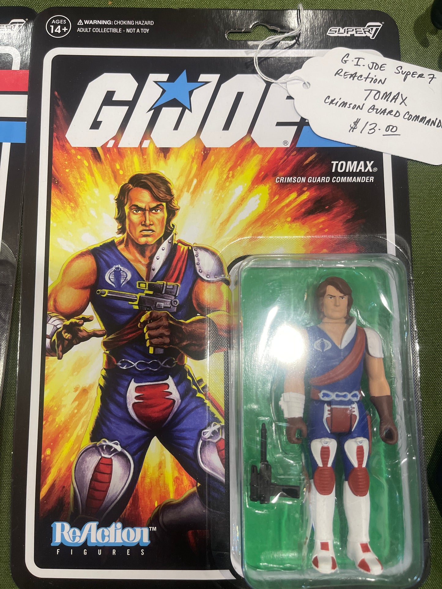 GI Joe Reaction TOMAX Caimson Guard Commander