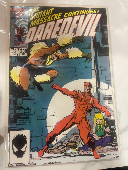 Daredevil #238 vs. Sabretooth