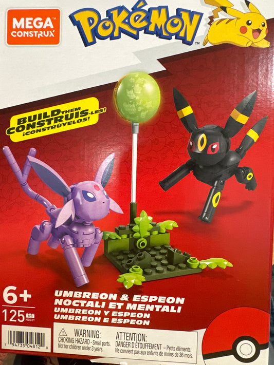 Mega Construx Pokemon Umbreon And Espeon Building Set NEW