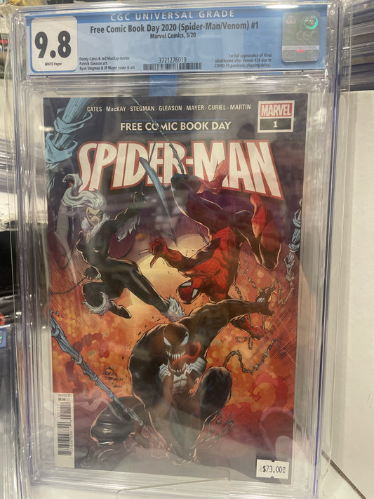 Free Comic Book Day 2020 (Spider-Man/ Venom) #1 CGC 9.8