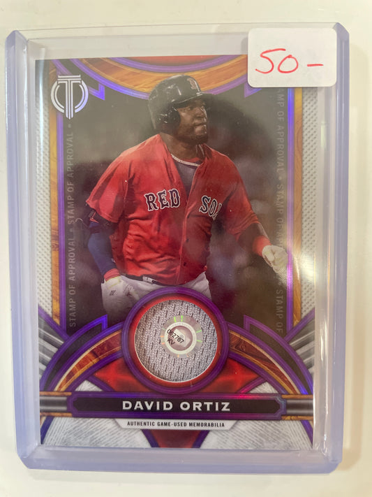 2023 Topps Tribute Purple David Ortiz /50