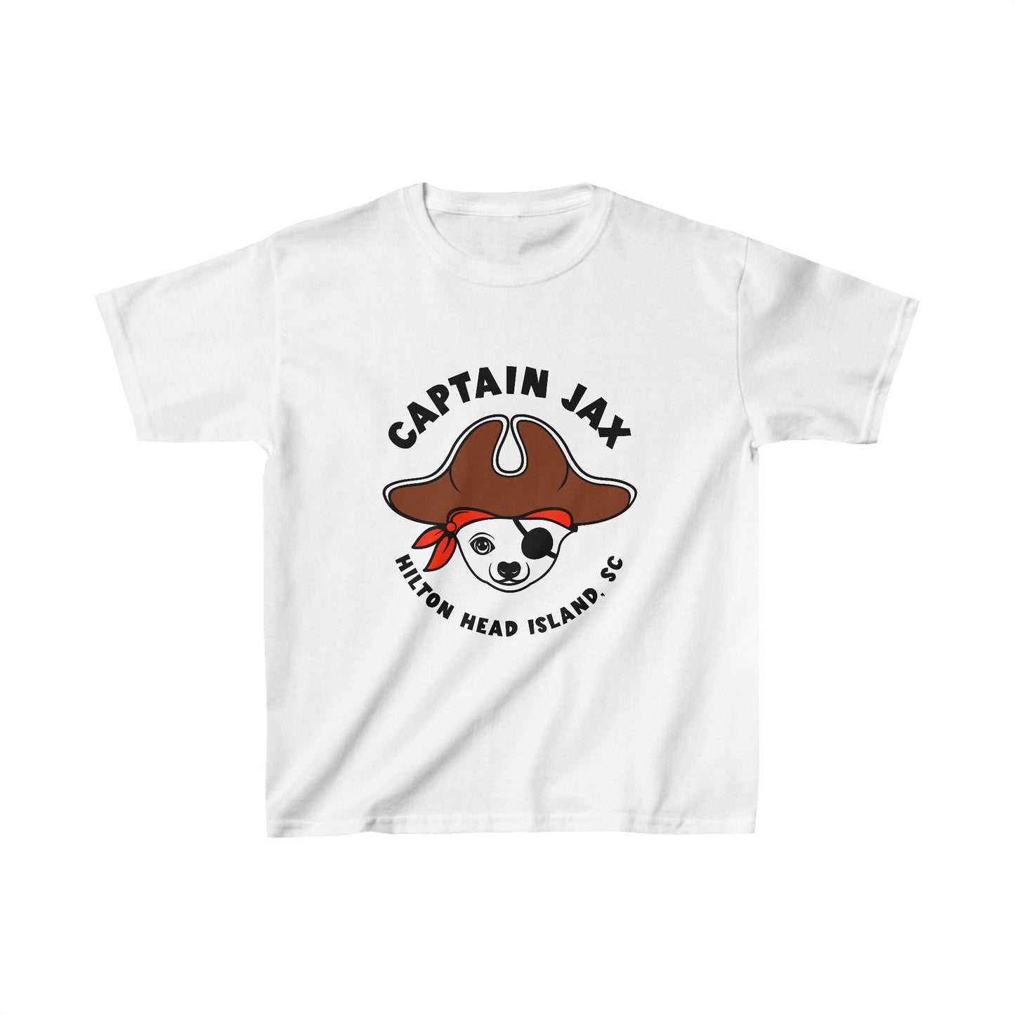 Kids Heavy Cotton™ Tee (black logo, light color shirts)