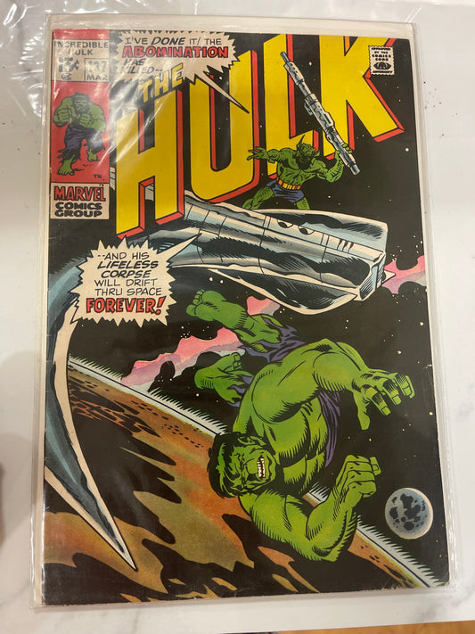 Incredible Hulk #137  vs. Abomination