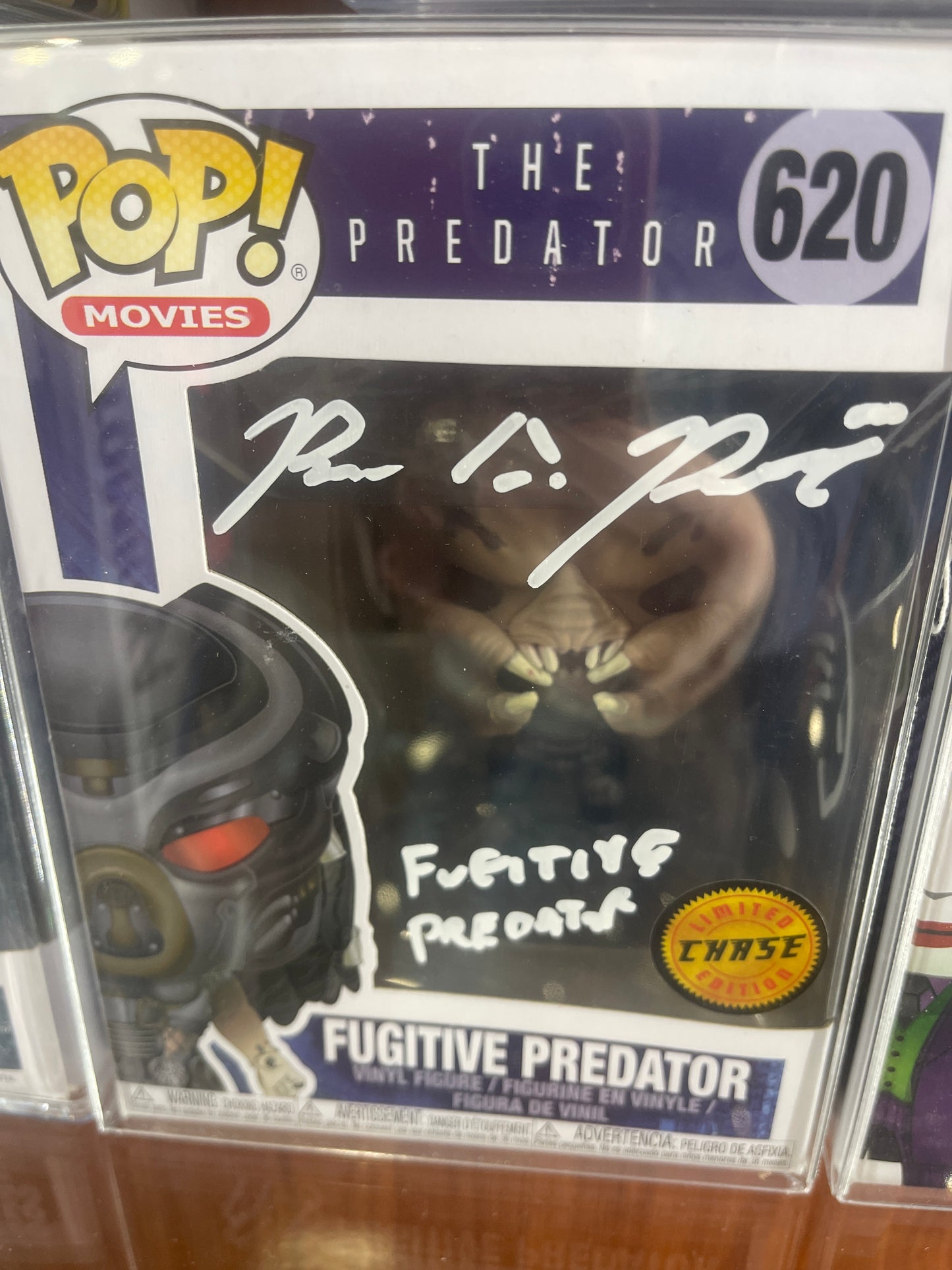 Funko Pop Fugitive Predator 620 Signed by Brian A Prince