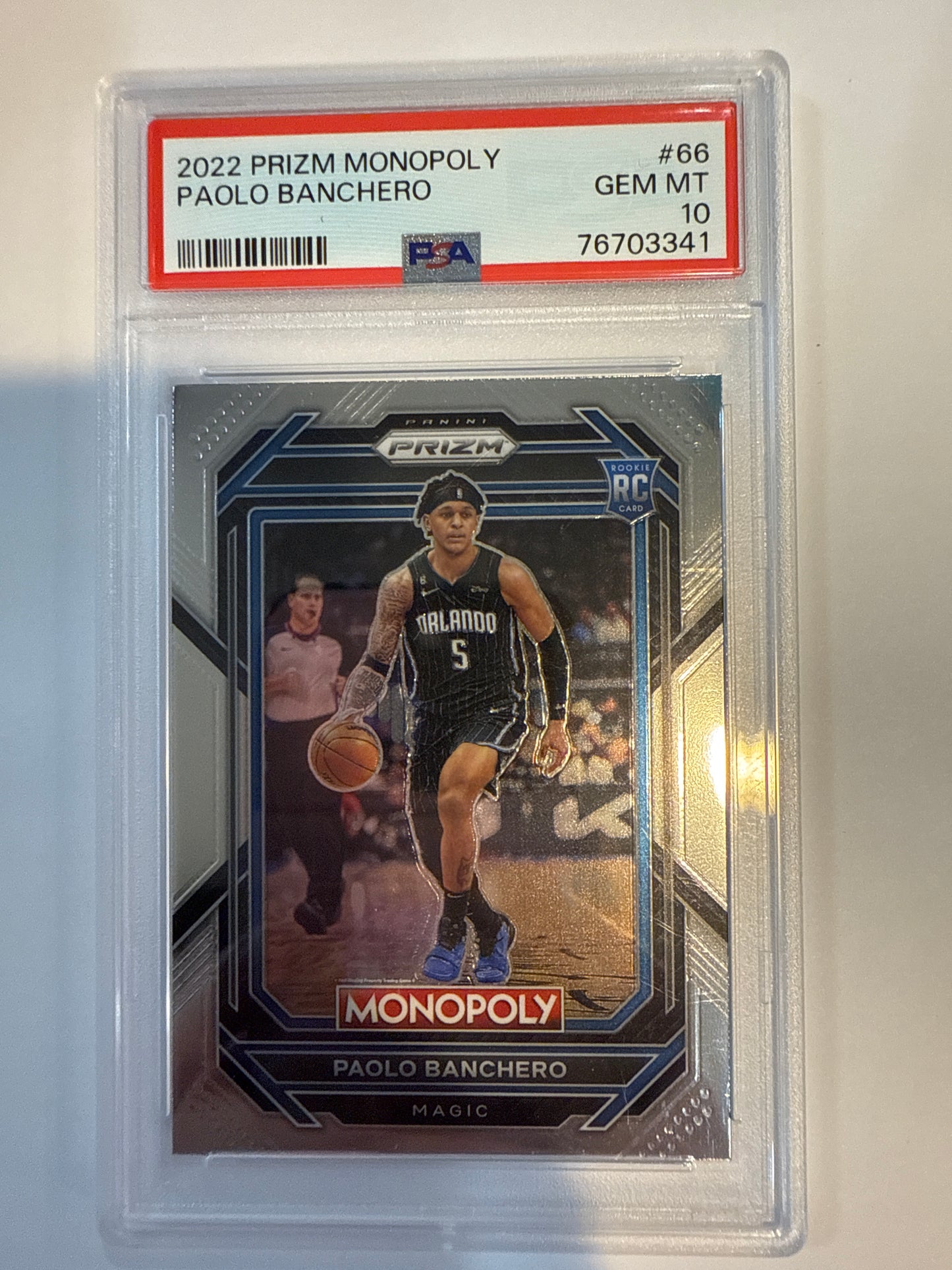 Paolo Banchero Monopoly PSA 10