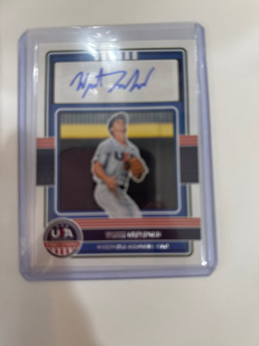 Wyatt Langford USA Auto Leaf