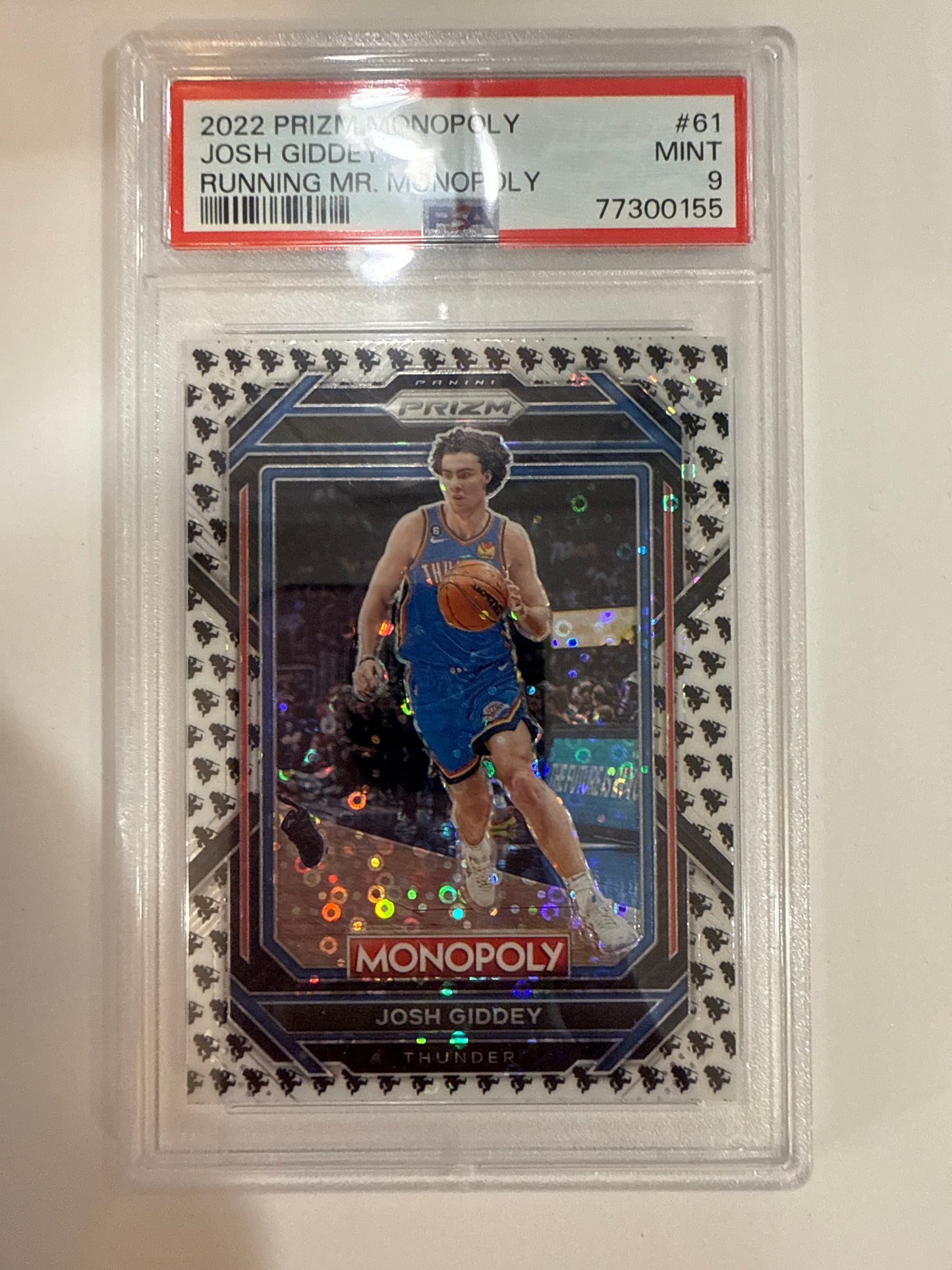 Josh Giddey PSA 9 Monopoly