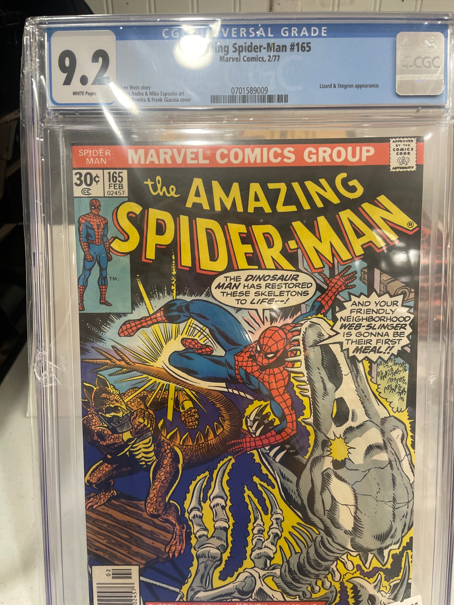 Amazing Spider-Man #165 CGC 9.2