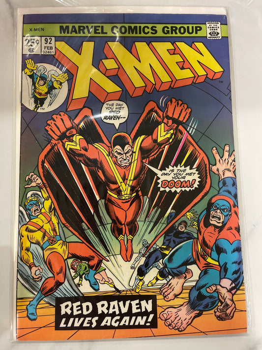 X-Men vol. 1 #92  vs. Red Raven