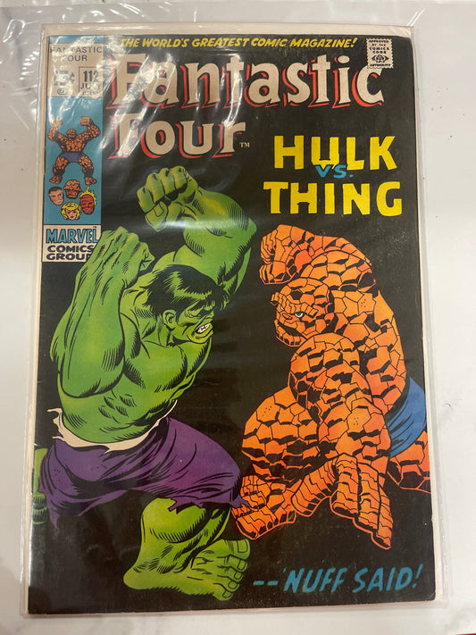 Fantastic Four #112  2nd Thing vs. Hulk