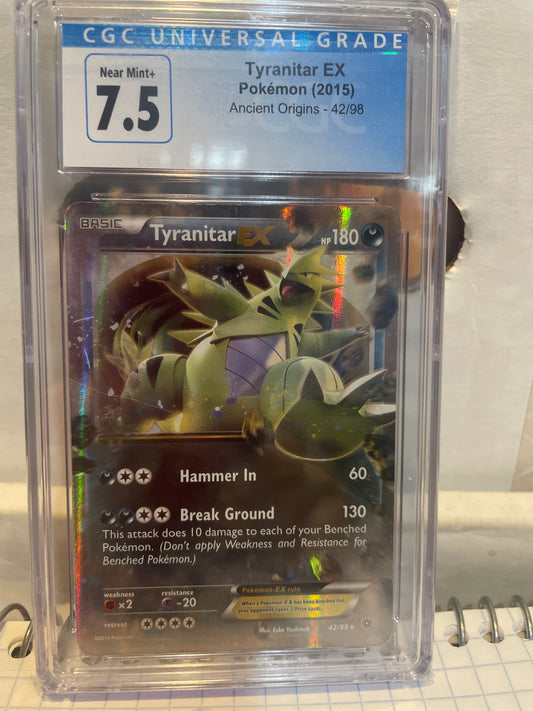 Tyranitar EX (2015) CGC 7.5