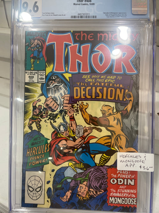 Thor #408 CGC 9.6