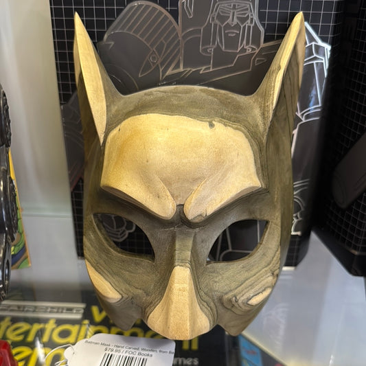 Batman Mask - Hand Carved, Wooden, from Bali