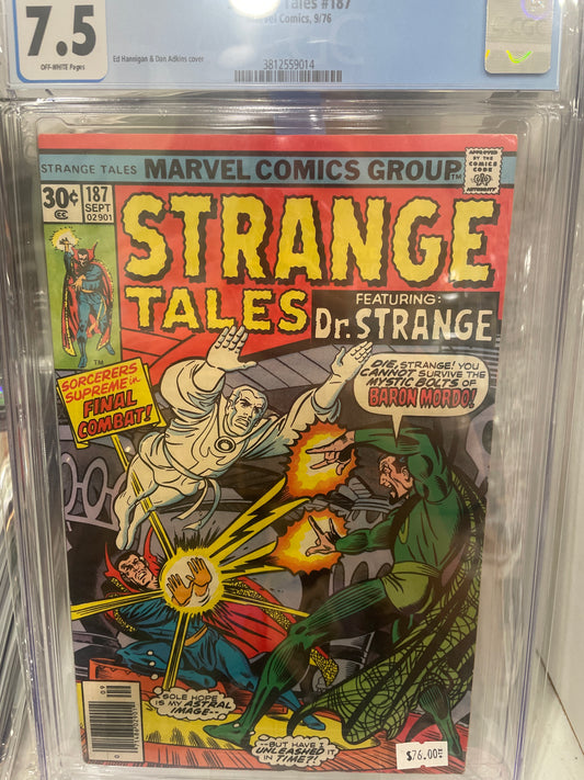 Strange Tales #187 CGC 7.5