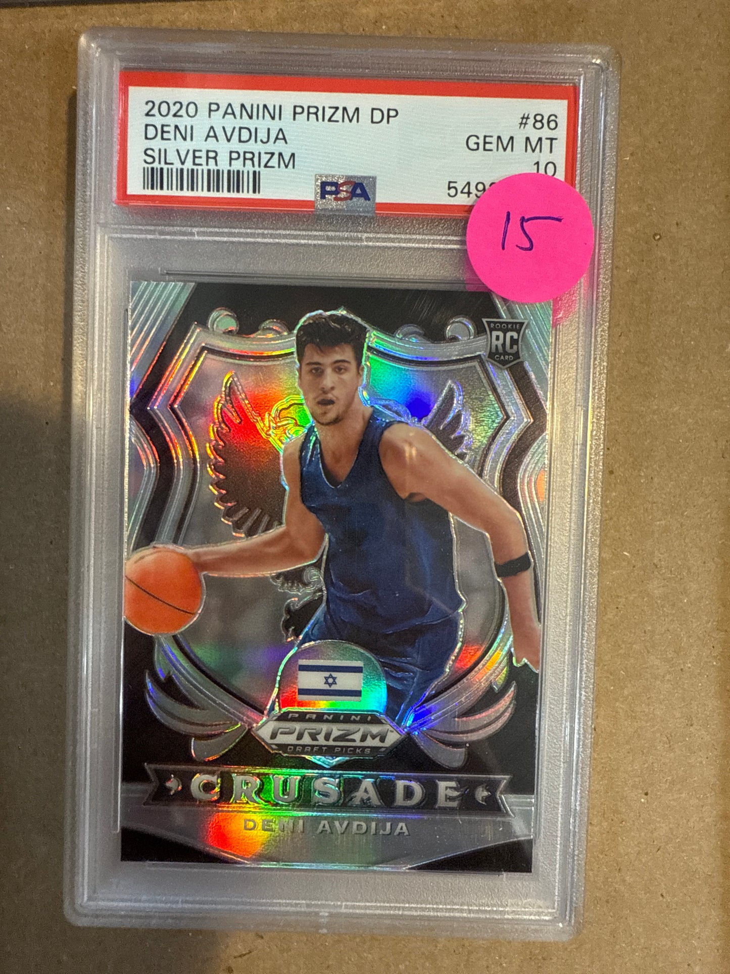 2020 Panini Prizm DP Deni Avdija PSA 10