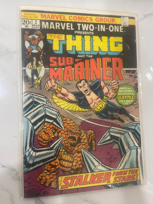 Marvel Two-In-One #2  Thing & Sub-Mariner