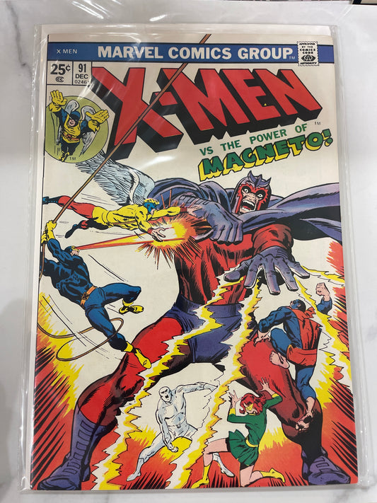 X-Men vol. 1 #91  vs. Magneto