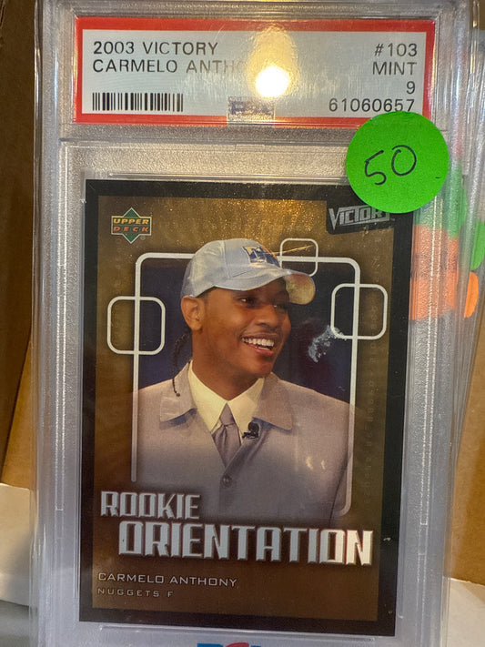 2003 Victory Carmelo Anthony PSA 9