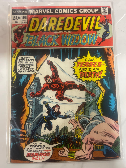 Daredevil #106 Black Widow