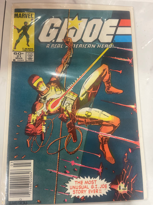 G.I. Joe #21  "The Silent Issue" (high grade)