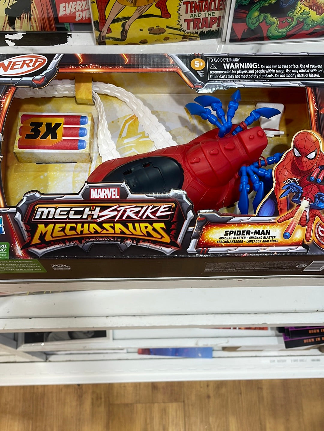 Nerf Marvel MechStrike Mechasaurs Spider-man – Captain Jax