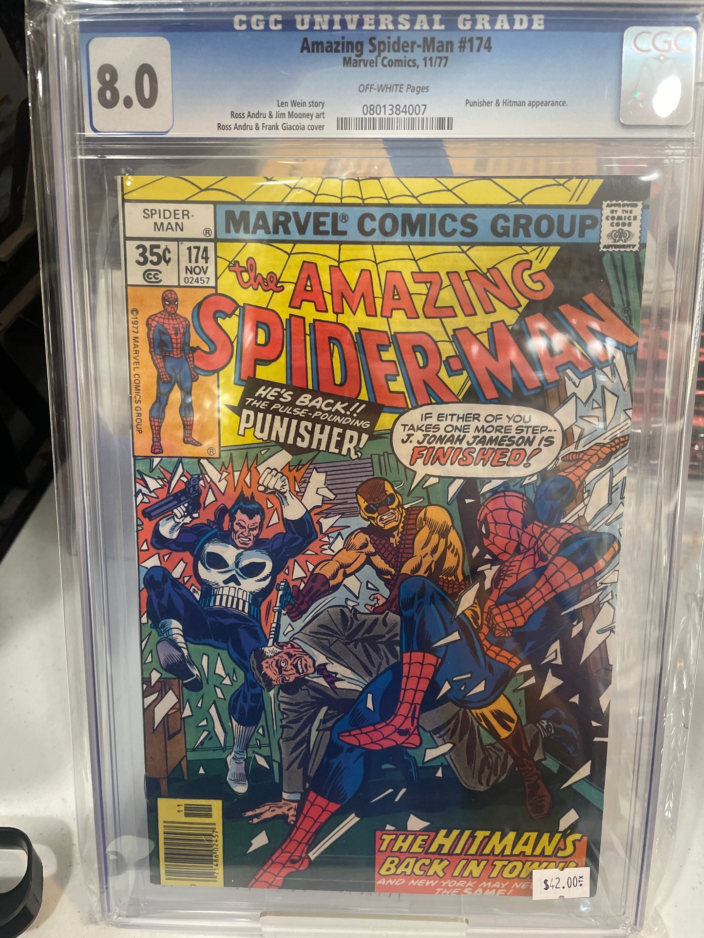 Amazing Spider-Man #174 CGC 8.0