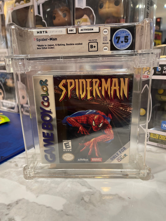 Gameboy Color Graded WATA 7.5 Spiderman