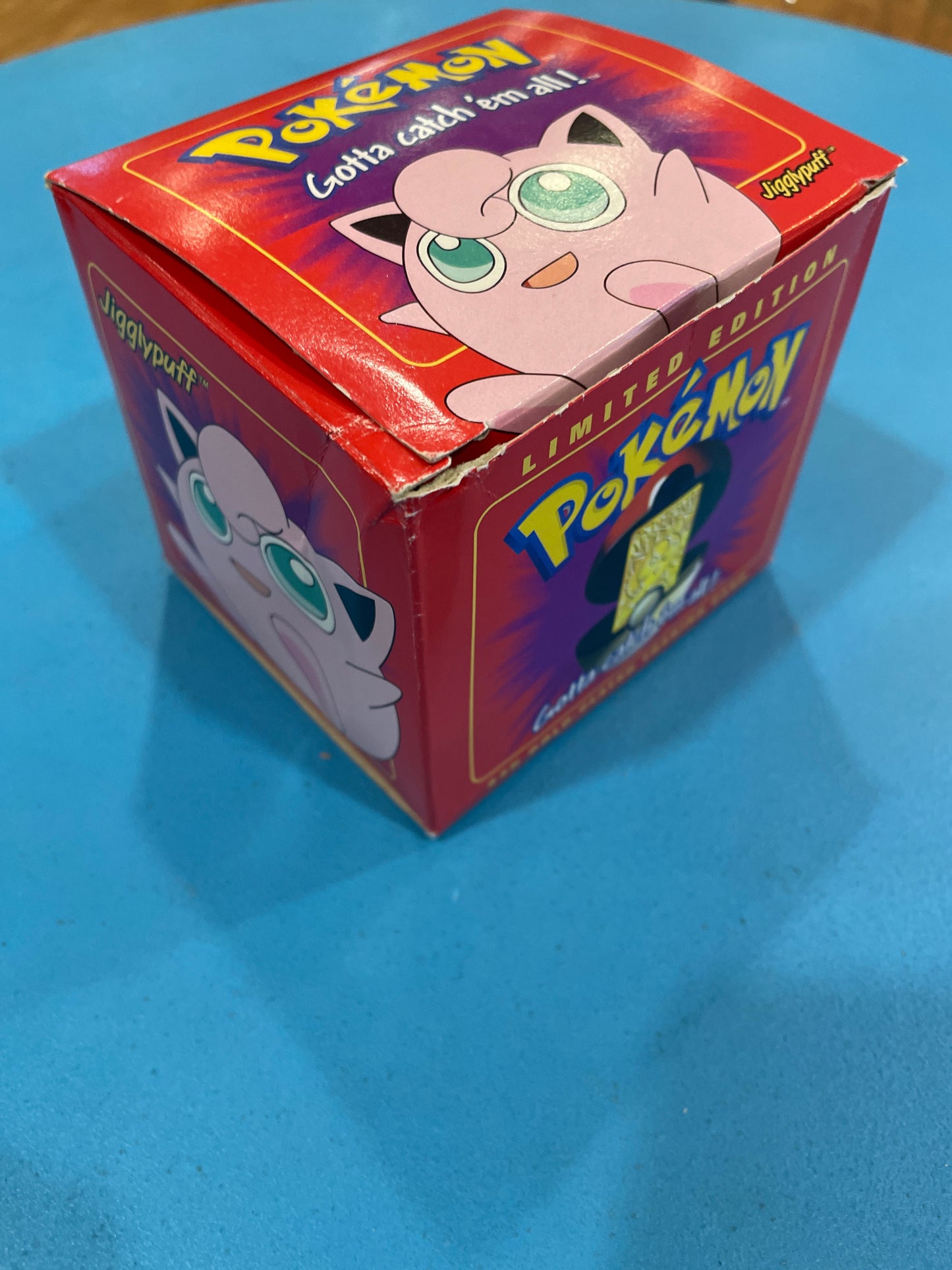 Jigglypuff Pokemon 23K Burger King Ball Sealed in Box