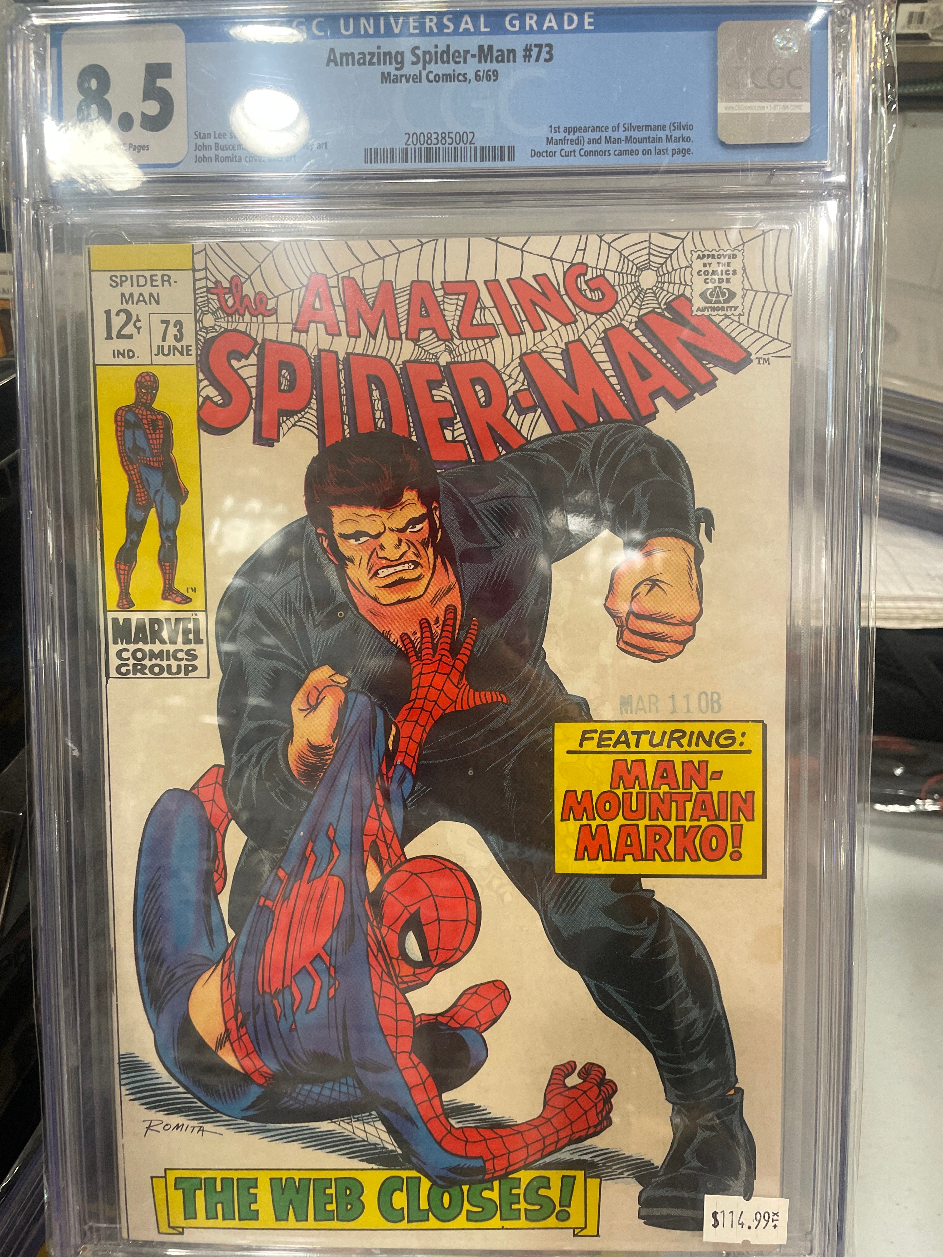 Amazing Spider-Man cgc on sale comic