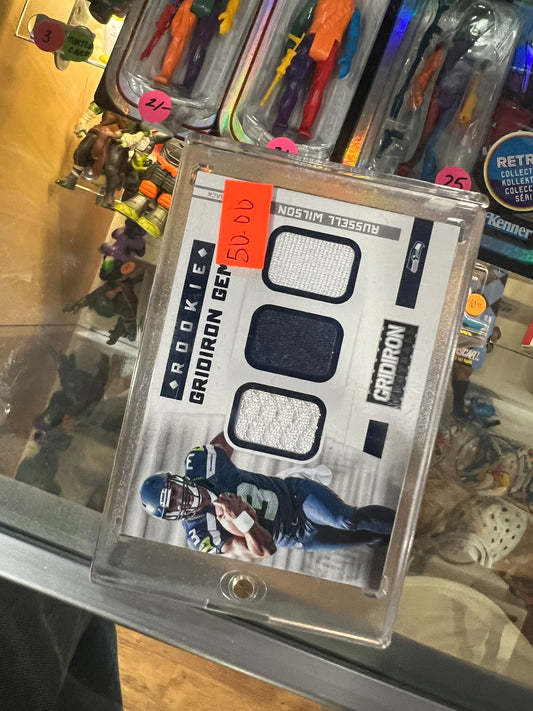 Rookie Russell Wilson Triple Patch