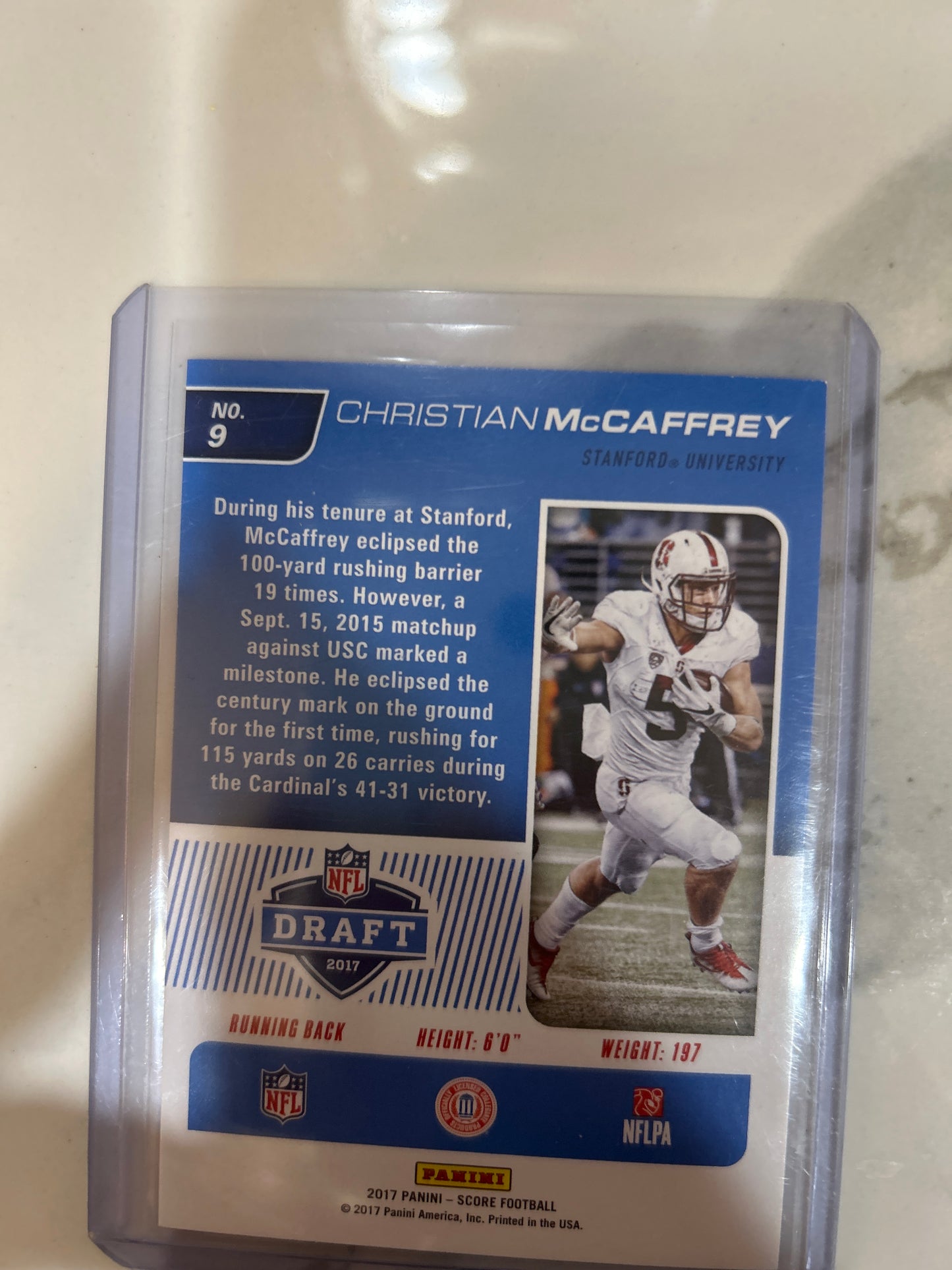 Christian McCaffery Rookie