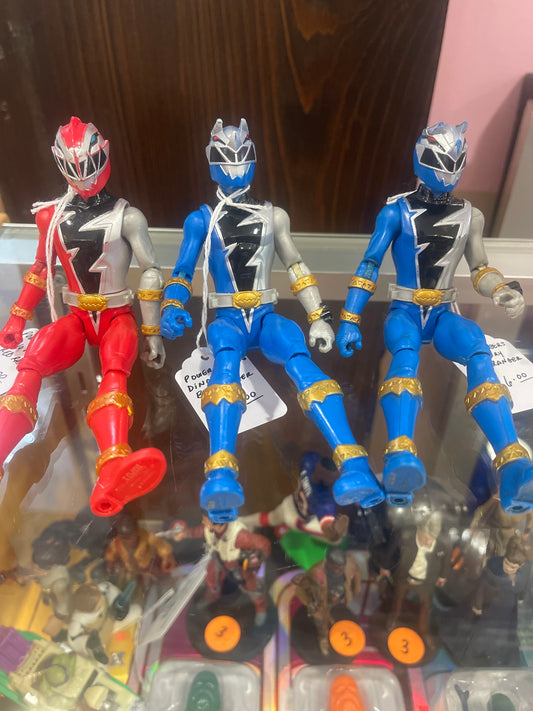 Power Rangers Dino Fury Blue / Red Ranger