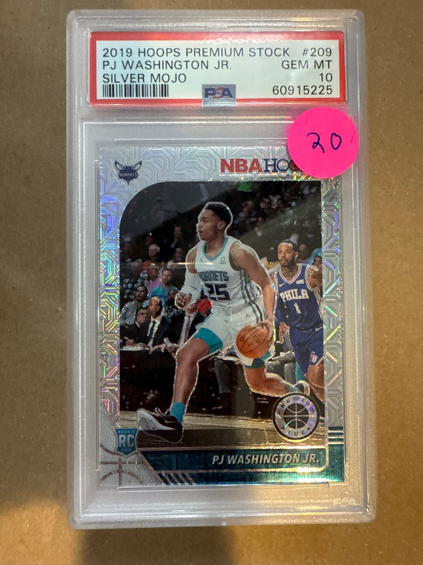 2019 Hoops Premium Stock PJ Washington Jr. PSA 10