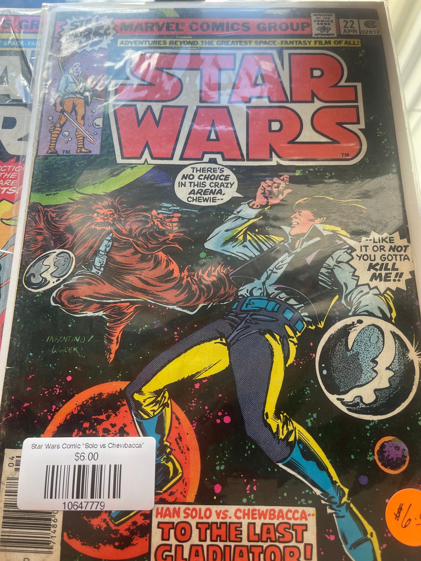 Star Wars Comic “Solo vs Chewbacca”