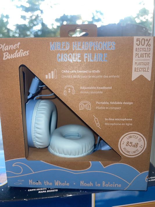 Planet Buddies Wired Headphones Noah the Whale