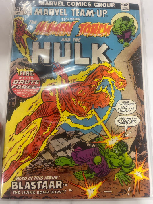 Marvel Team-Up #18  Human Torch & Hulk