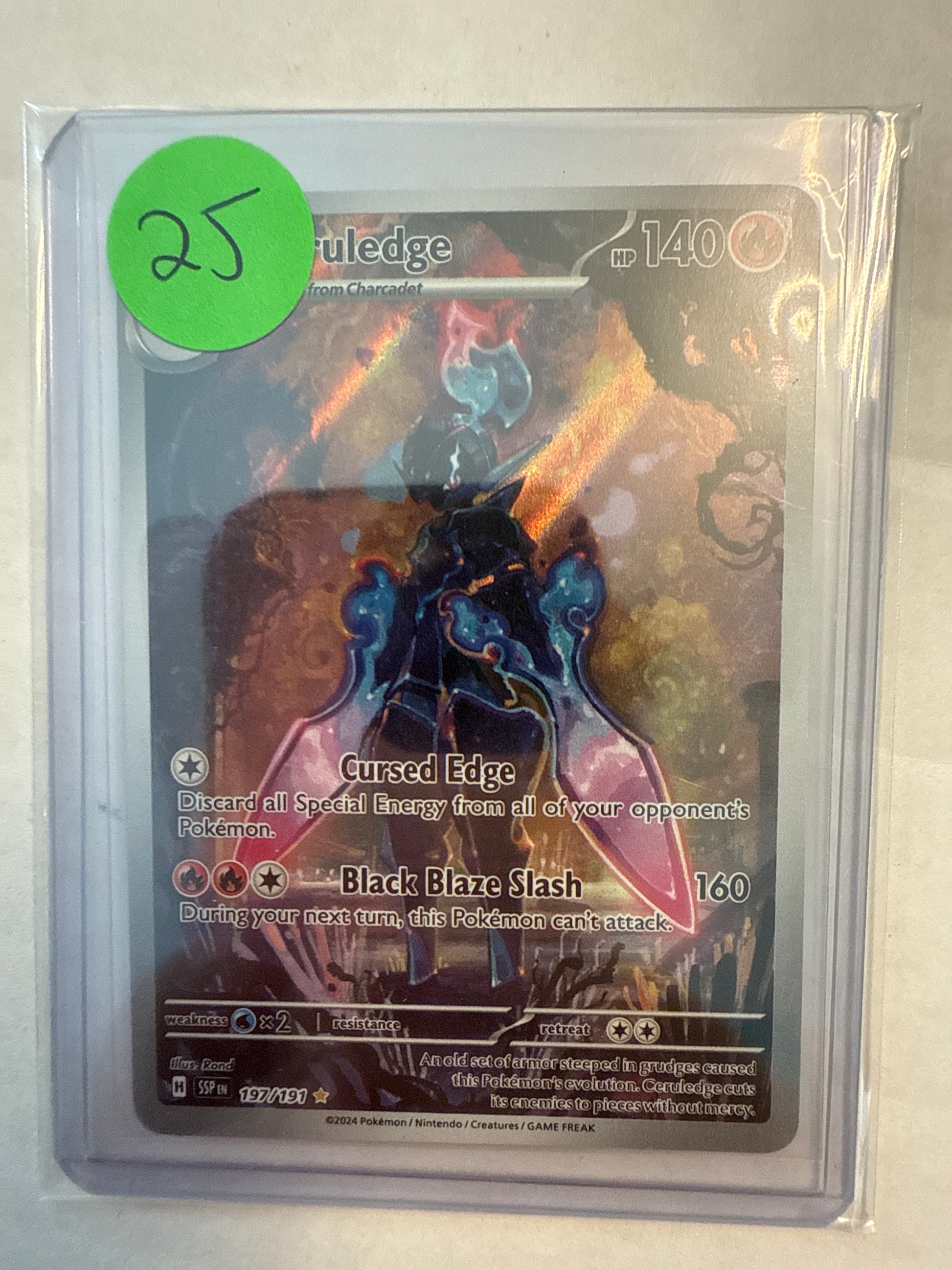Pokemon Ceruledge 140HP ungraded – Captain Jax