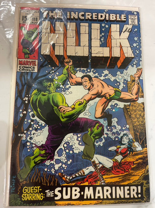 Incredible Hulk #118  vs. Namor