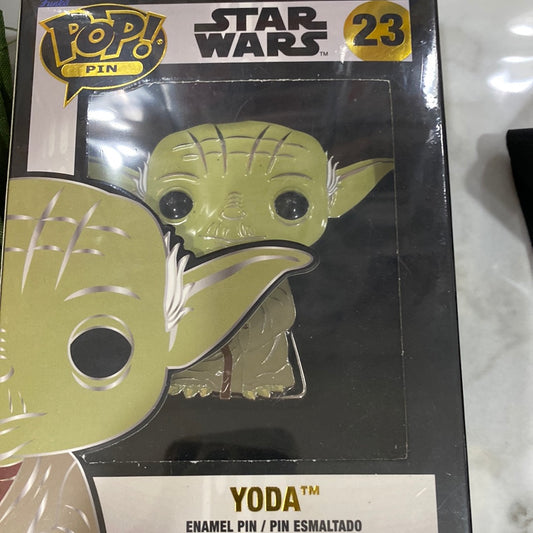 LF POP SIZED PIN STAR WARS Yoda PIN