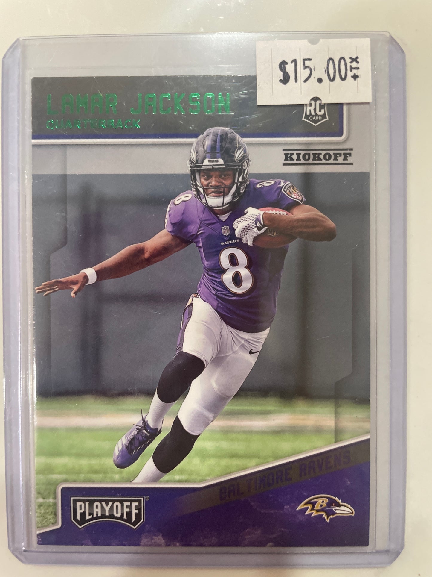 2018 Panini Playoff Rookies Lamar Jackson #212 Rookie RC