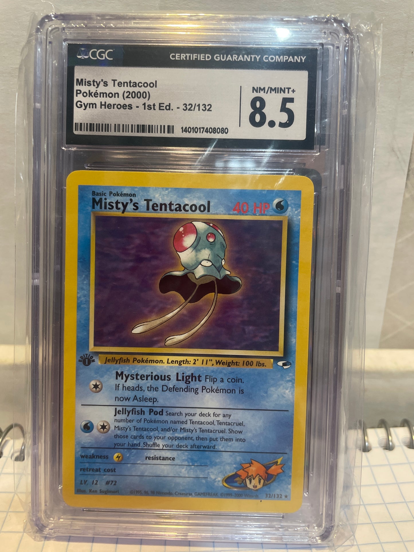 Misty’s Tentacool (2000) CGC 8.5