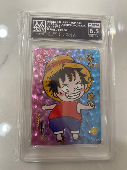 One Piece Monkey D Luffy MANA 6.5