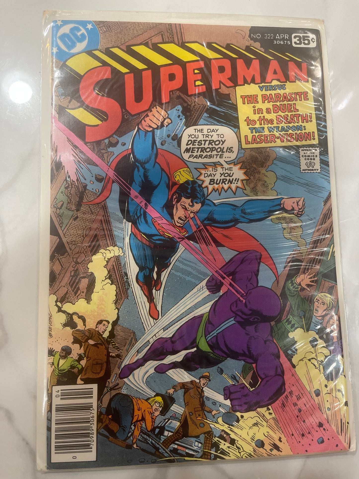 Superman #322 VS Parasite