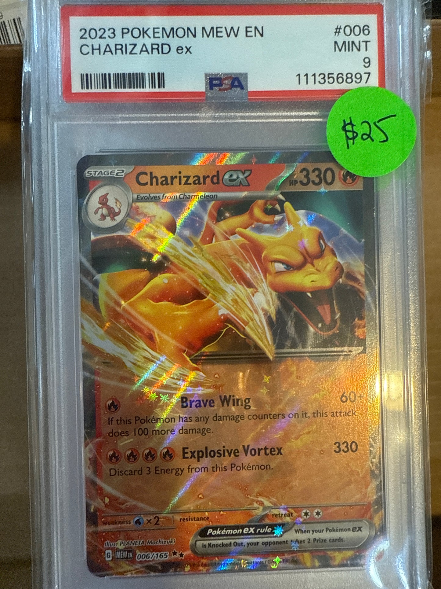 charizard pokemon card 2023 2023 POKÉMON MEW EN CHARIZARD ex PSA 9 – Captain Jax